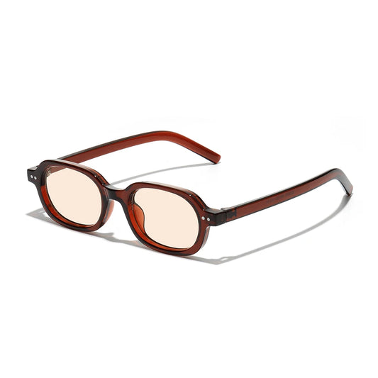 Retro Small Oval Sunglasses Women Men UV400 Fashion Shades Vintage Style Beach Travel Street Driving Outdoor Sun Glasses