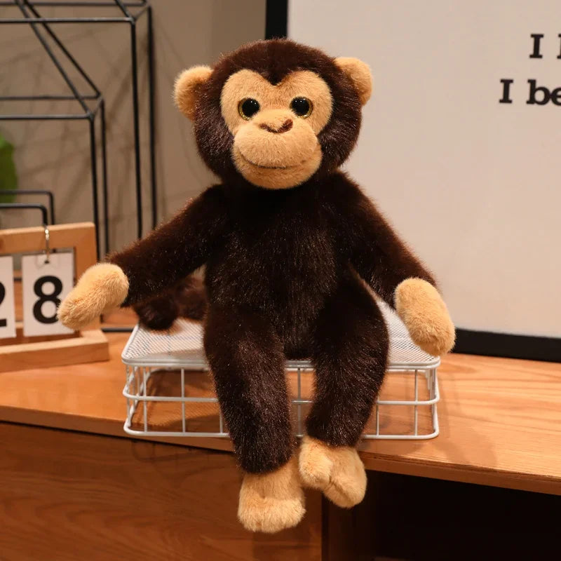kawaii Monkey Plush Soft Comfort stuffed Dolls Decor Pillow Cartoon Animals golden monkey kids Birthday Christmas Gifts
