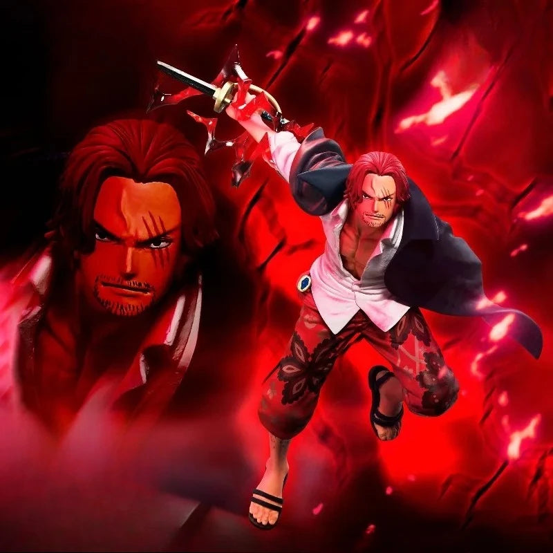 【IN STOCK】Original Banpresto Battle Record Collection One Piece Shanks Special Version 17cm Figure PVC Collectible Model