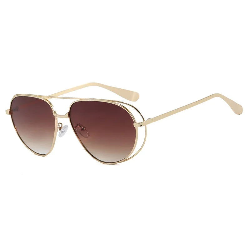 JNPCXI New Fashion Luxury Round Sunglasses for Women Men High Quality Trending Shades UV400 Eyewear