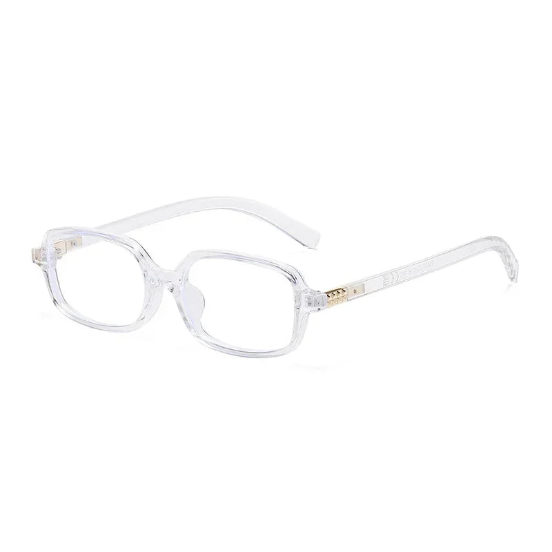 JNPCXI Fashion Women Small Rectangle Sunglasses Retro Leopard Shades UV400 Anti-Blue Light Glasses Frames