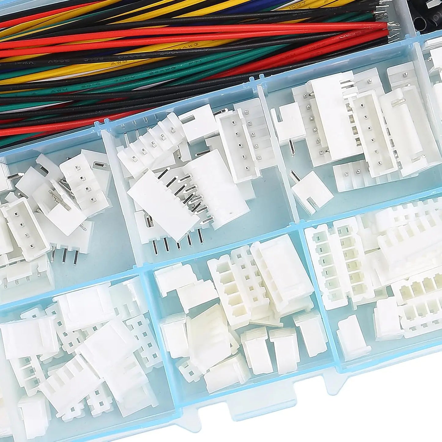 XH 2.54mm Connector Socket Kit and Pre-Crimped Cable Wire 2Pin 3 Pin 4 Pin 5 Pin 6 Pin 7Pin Housing JST Adapter Male and Female