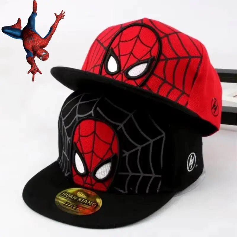 Anime Cartoon Spiderman Hats for Kids Baseball Cap Season Adjustable Caps