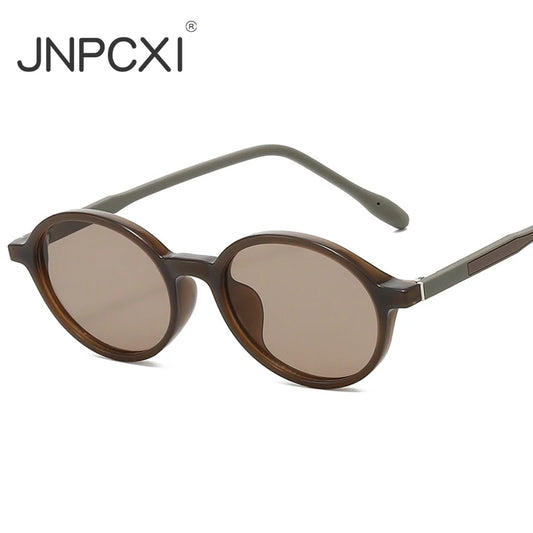 JNPCXI New Small Round Sunglasses Women Men Tr90 Fashion Ins Popular UV400 Ultra Light Sun Shades 2026