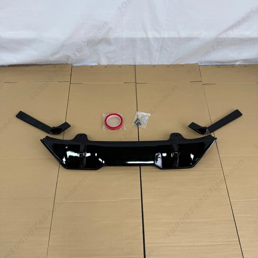 For BMW 2 Series F44 M Sport 220i 228i M225I M235 2020-2024 Car Rear Bumper Diffuser Lip Splitter Spoiler Body Kits Tuning Black