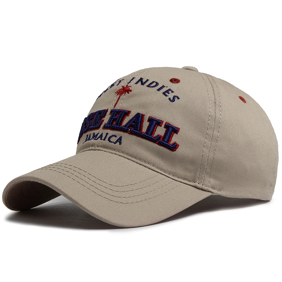 Men Letter Embroidery Baseball Cap Summer Visor Fashion Hip Hop Caps Snapback Women Casual Vintage Cotton Hat Unisex Adjustable