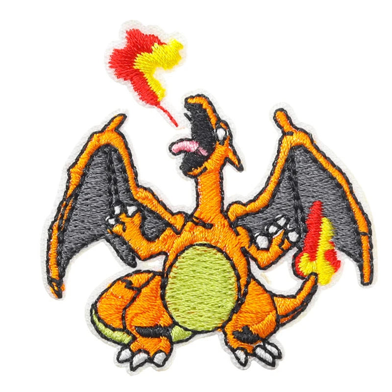 Cute Things Patch Cartoon Anime Embroidered Patches For Clothing DIY Iron on Patches For Clothes Game Patch Stickers