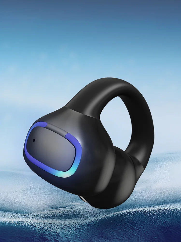 New OWS Ear Clip Earphones Bone Conduction Bluetooth Sports Gaming Earbuds HiFI Stereo Sound Headphones TWS With Microphone 2026