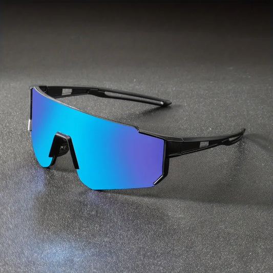 3pcs Men's Plastic Half Frame One-piece Lenses Cyberpunk Futuristic Fashion Decoration Glasses Suitable for Both Men and Women
