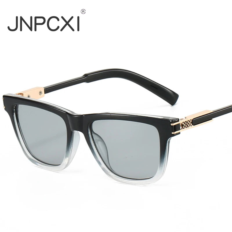 JNPCXI New Retro Square Sunglasses Men Quality Design Fashion Casual Driving Sun Glasses Women Vintage Gafas Oculaos
