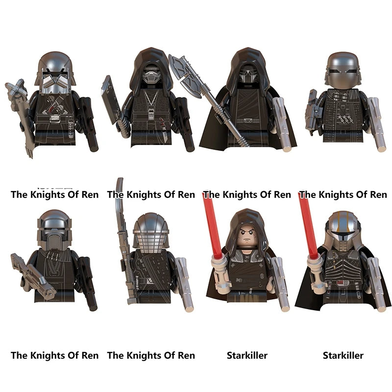 8pcs Anakin Darth Vader Obi-Wan Cal Kestis Jedi Star Wars Mini Man Figures M17