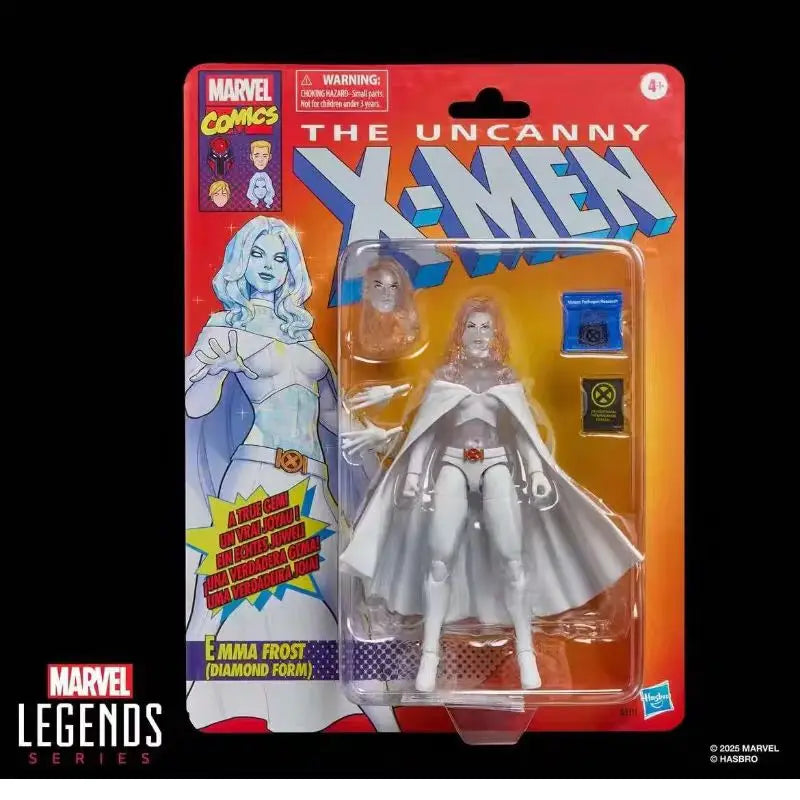 Original Hasbro Marvel Legends Series THE UNCANNY X-Men Emma Frost (Diamond Form) Action Toy Figure