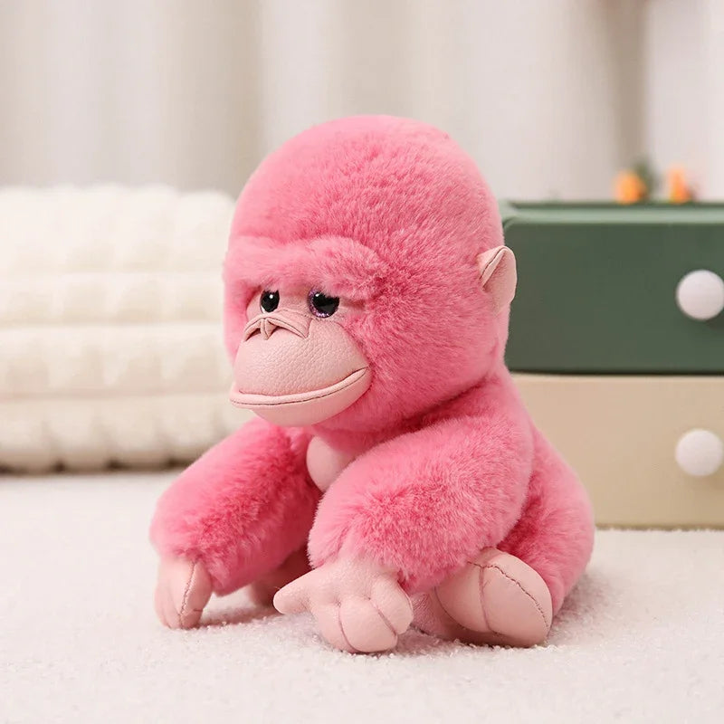 20/30CM Cute Small Gorilla Doll Soft Stuffed Toys Lovely Sitting Monkey Toys Funny Home Decoration Ornament
