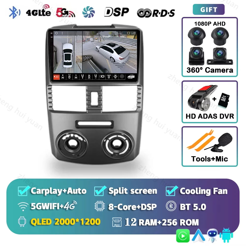 Android 15 For Toyota Rush J200 1 2006 - 2018 2K QLED Android Car Radio Multimedia Video Player GPS stereo CarPlay Head Unit 4G