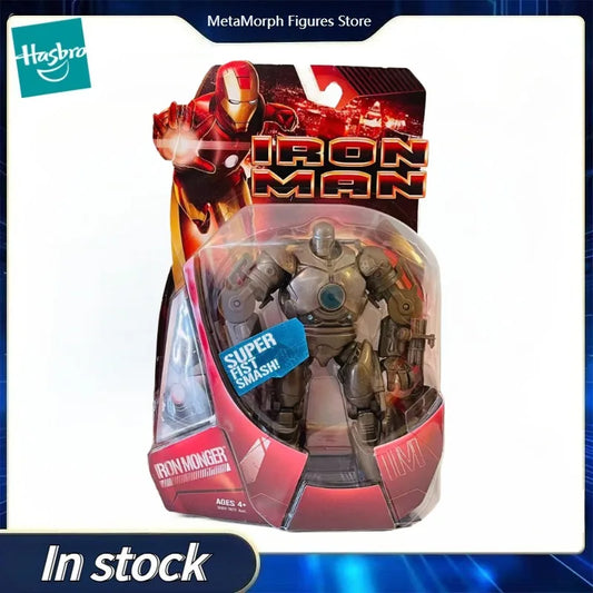Original Hasbro Marvel Legends Series IRON MAN IRON MONGER Anime Figure Toy Model Collection