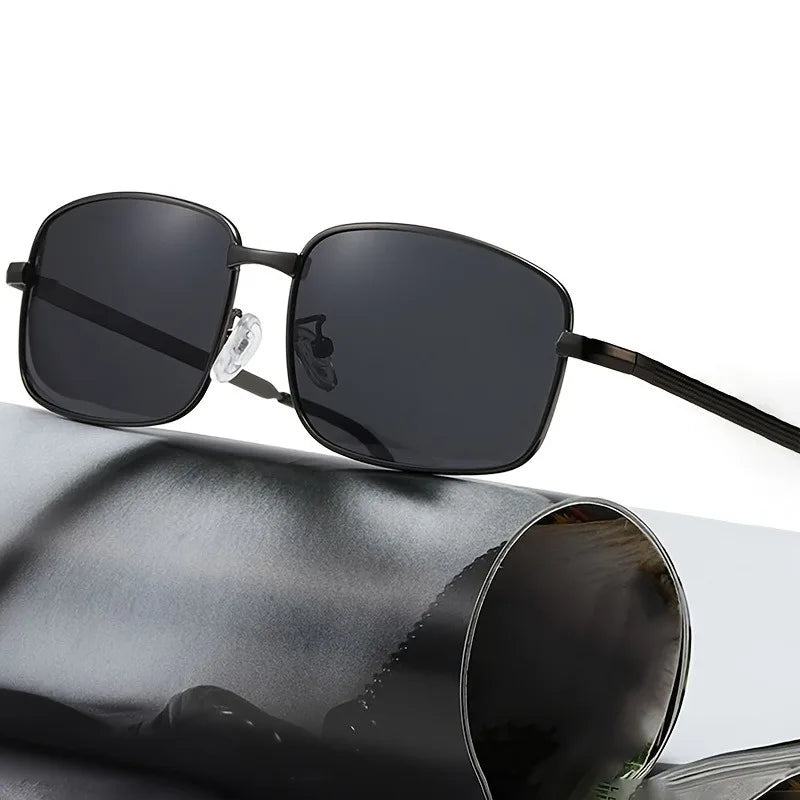 1pc Men's Square Frame Fashion Glasses Retro Fashion Glasses for Parties Photo Props Daily Accessories Stylish Glasses
