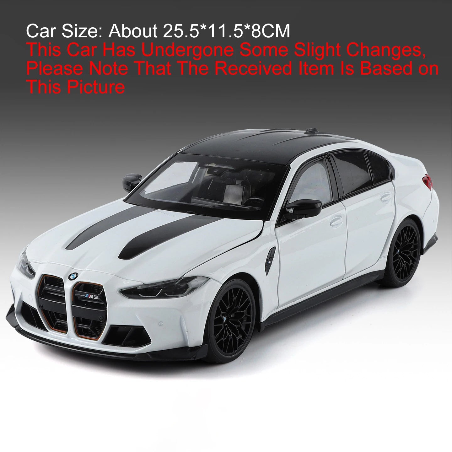1:18 M3 CS LCI X5M Diecast Model Alloy Toys Car Doors Opened Front Wheel Steering Folding Rearview Mirror Cars Desktop Ornaments