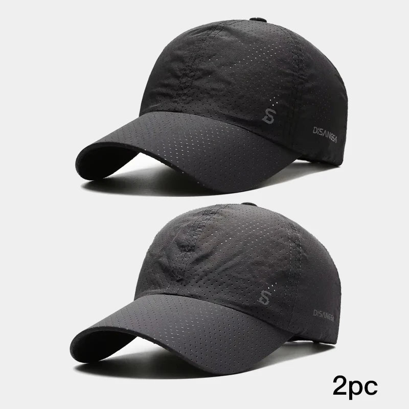 Running Cap Thin Quick Drying Breathable Hats, Men's Sun Fishing Baseball Cap
