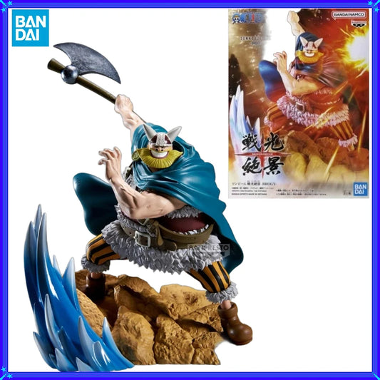 【IN STOCK】Original Banpresto Senkou Zekkei One Piece Brogy Giant Warrior 18cm Figure PVC Collectible Model Toy Gift
