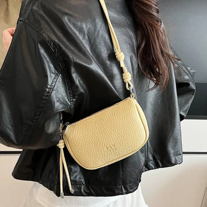Ladies' Crossbody Bag Is Fashionable, Versatile, Solid Color, Exquisite Design, Daily Commuting, Casual Shoulder Bag Handbag