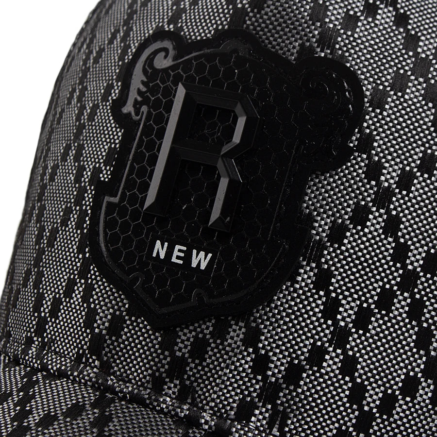 Men Baseball Cap R Label Grid 5 Panel Style Trucker Hat Hip Hop Mesh Caps Fashion Women Visor Casual Caps Summer For Unisex