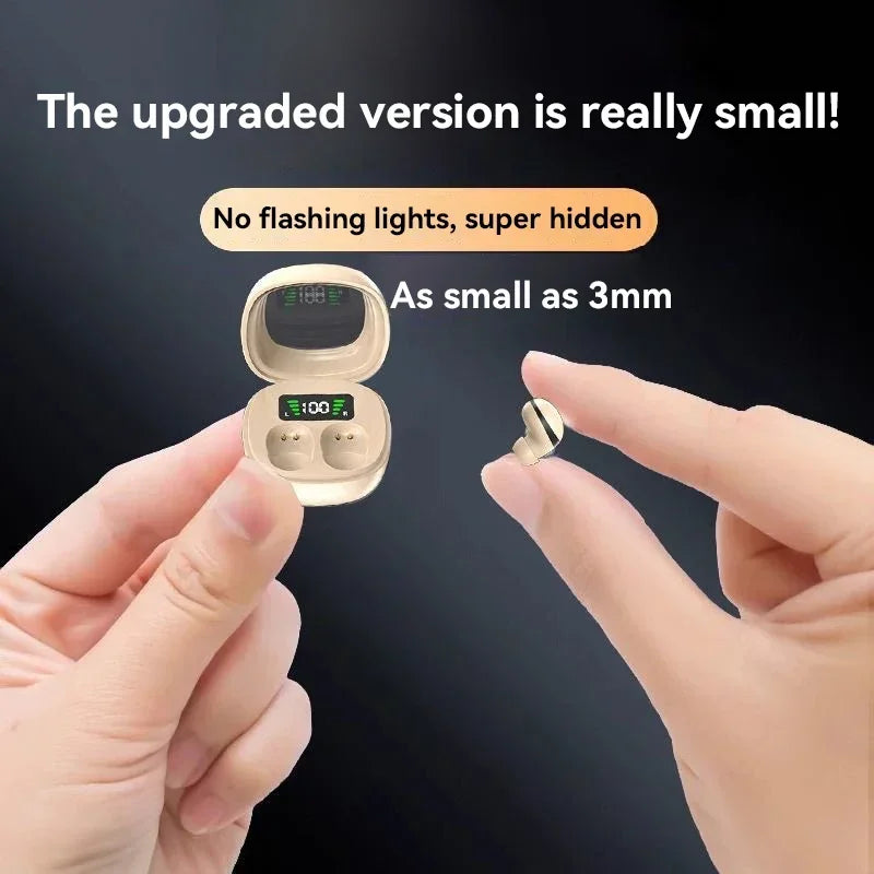 VIVO mini Invisible Sleep Headphones Wireless Bluetooth 5.3 Earbuds Noise Canceling Long Lasting with HIFI Bass Quality Sound