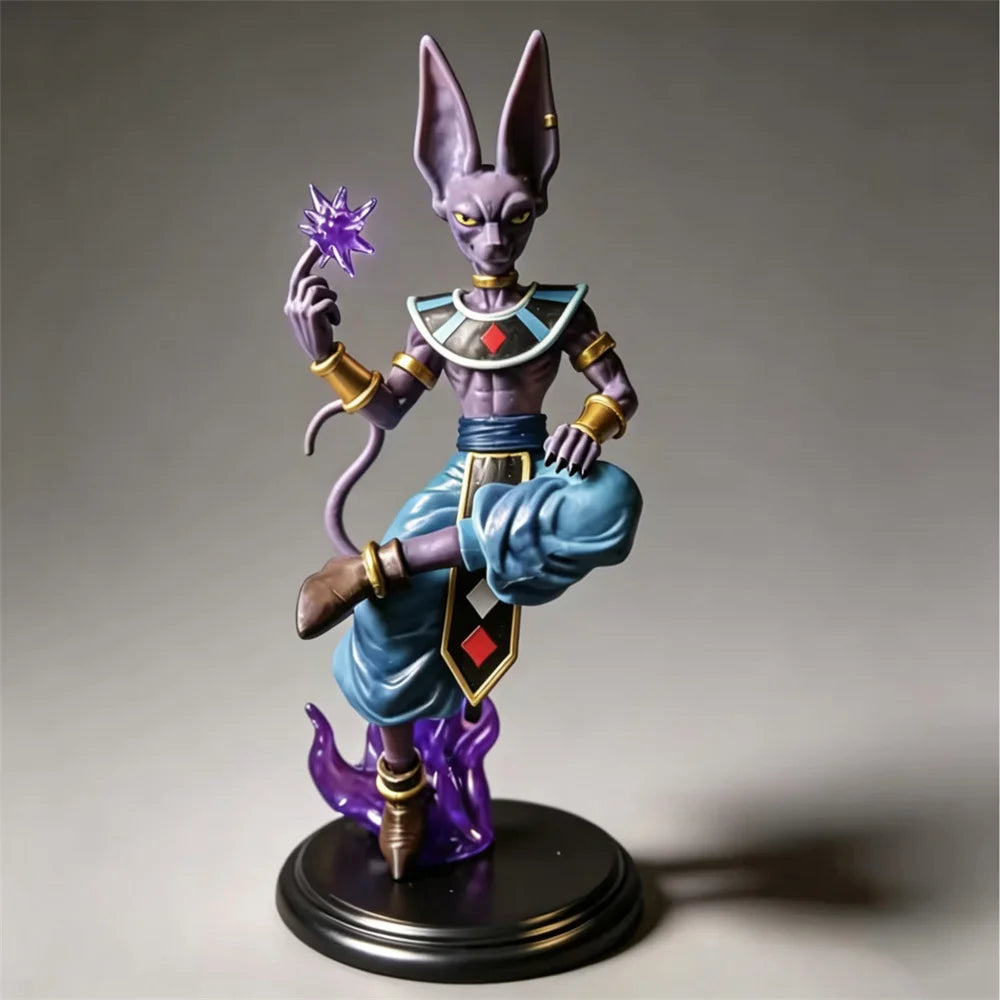 Anime Dragon Ball Z Beerus Figure 20cm/7.87in Super God Of Destruction Beerus Action Figures Collection Mode Toys Gifts