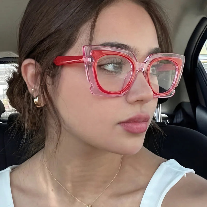 JNPCXI Vintage Cat Eye Sunglasses Woman Brand Designer Retro Square Sun Glasses Female Eyewear Fashion Driving Shades