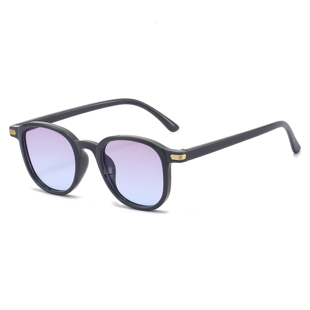 JNPCXI New Fashion Square Sunglasses Women Gradient Shades UV400 Retro Rivets Men Trending Leopard Sun Glasses