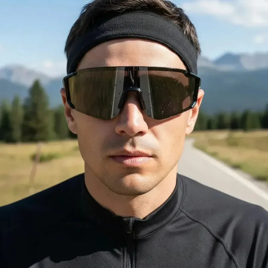Men Cycling Glasses UV Protection Anti-fog Outdoor Sports Bike Shades Riding Running Eyewear Goggles