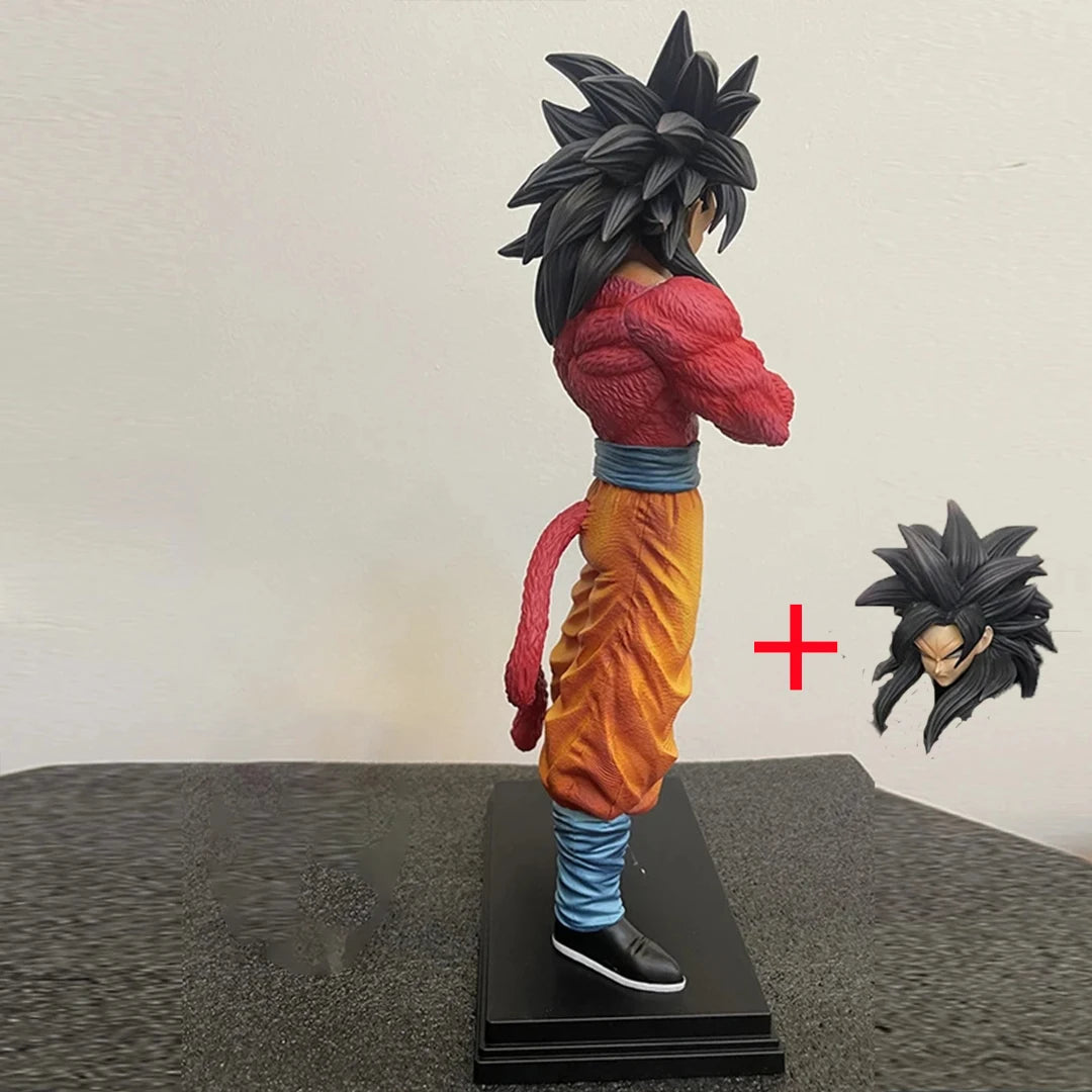 Anime Dragon Ball Ssj4 Goku Figure Son Goku Super Saiyan Action Figures 34cm Pvc Statue Collection Model Toys Gifts
