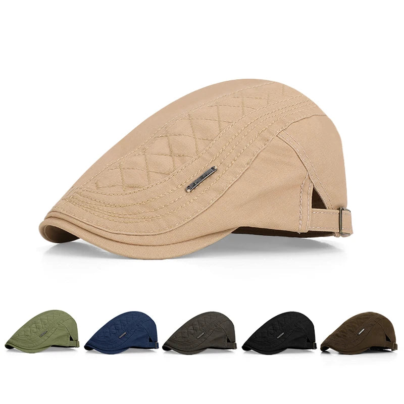 6165-New men's spring/summer forward hats - artistic casual painter hats - outdoor sun protection beanie - baseball cap