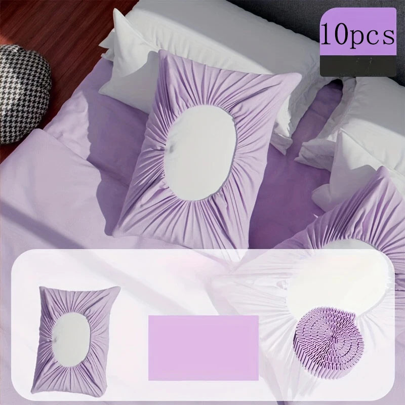 Disposable Pillowcase Set, Dirt-Proof & Breathable, Universal Fit for Hotel, Beauty Salon, Travel - No Pillow Core Included