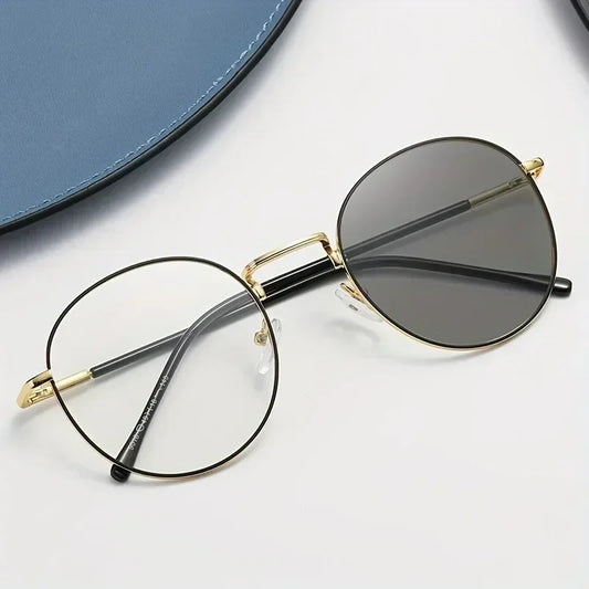 2 in1 Photochromic New Design Anti Blue Light and Anti Radiation Eye Glasses Glasses for Men Women