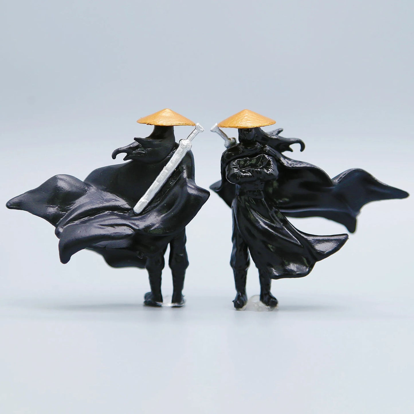 Swordsman Statue Car Dashboard Decoration Chinese Style Retro Mininature Figures