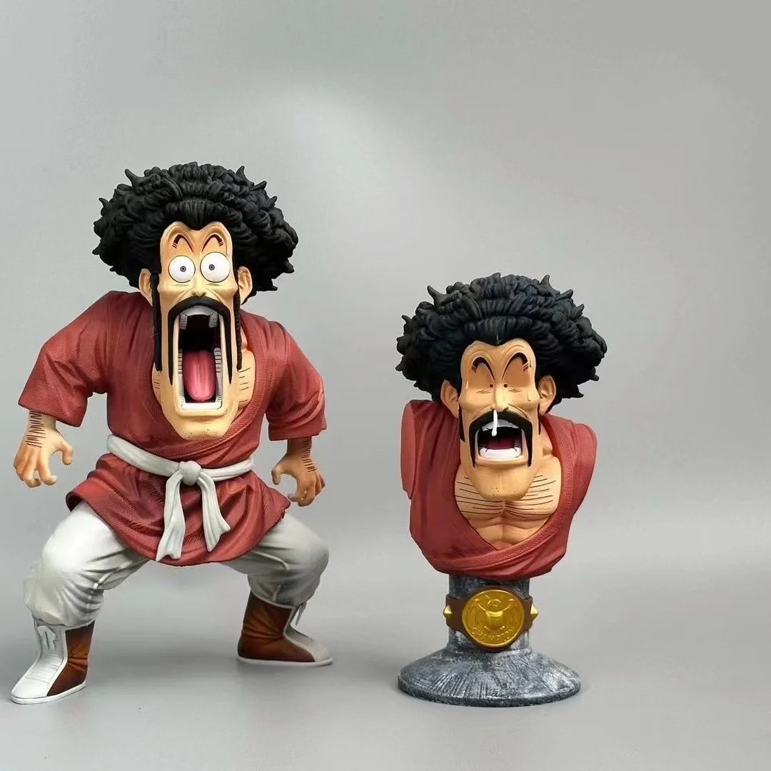 Dragon Ball Z Mister Satan Figure Replace Head Hercule Figurine 18cm Pvc Action Figures Collection Model Toys Gifts