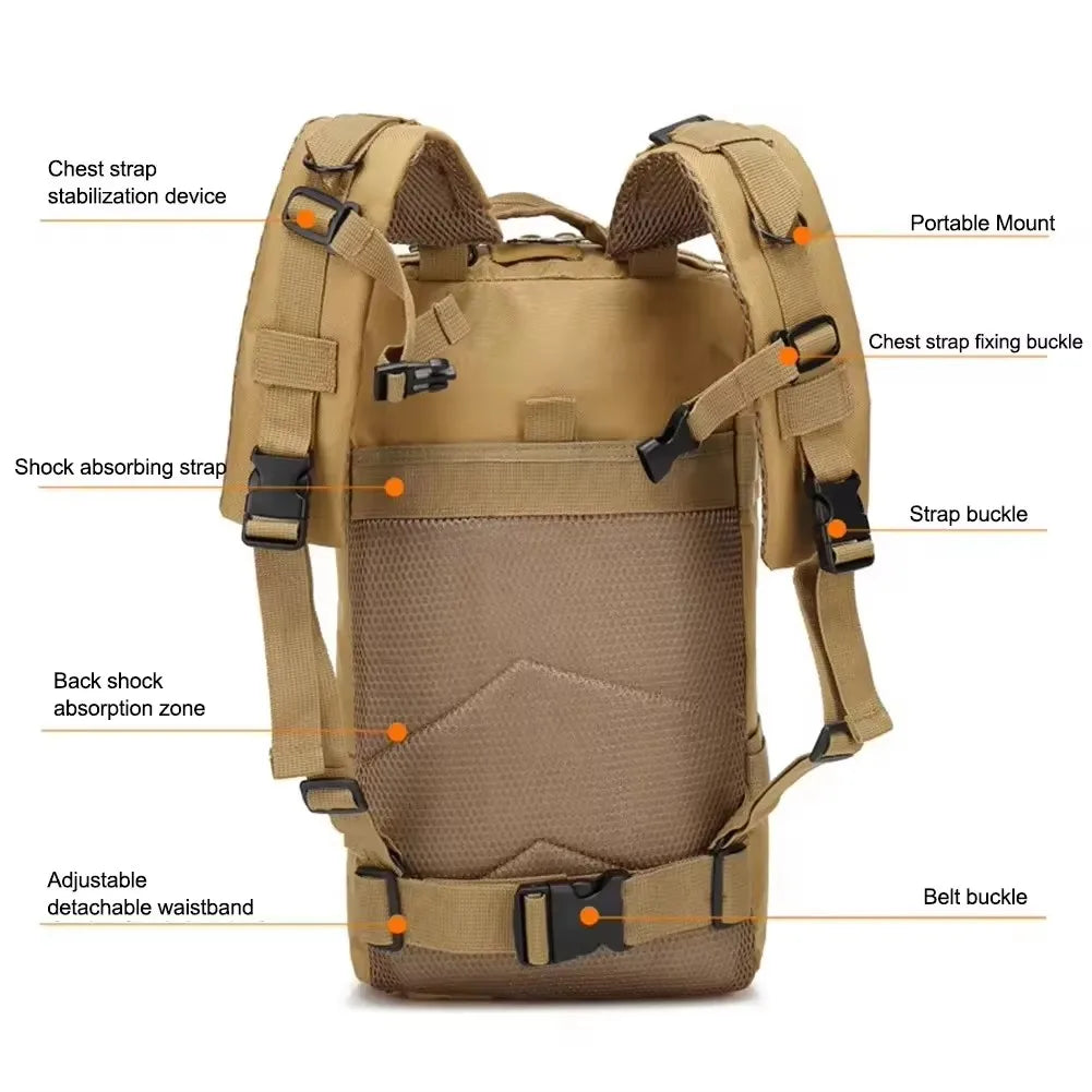 Tactical Bags Outdoor Travel Fishing Camouflage Bag Climbing Hunting Backpacks