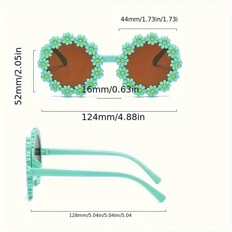 3PCS Girls UV400 Sunglasses Boys Sun Glasses Kids TR90 Eyeglasses Frame Children Camping Sunscreen Anti Glare Shade Eyewear