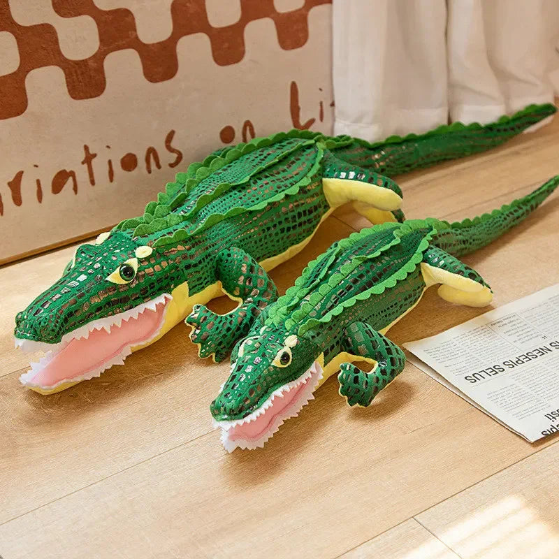 70/90cm Crocodile Plush Toy Stuffed Animal Realistic Alligator Plushie Dolls Ceative Soft Pillow Friend Birthday  Xmas Gifts