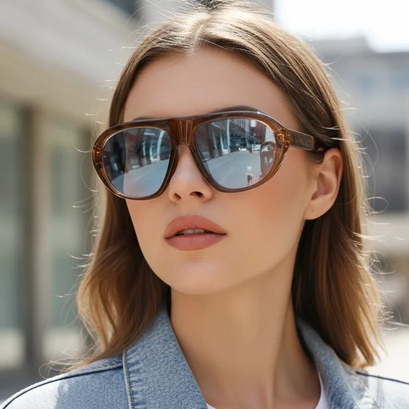 JNPCXI Vintage Pilot Men Sunglasses Fashion Women Outdoor Shades UV400 Sun Glasses