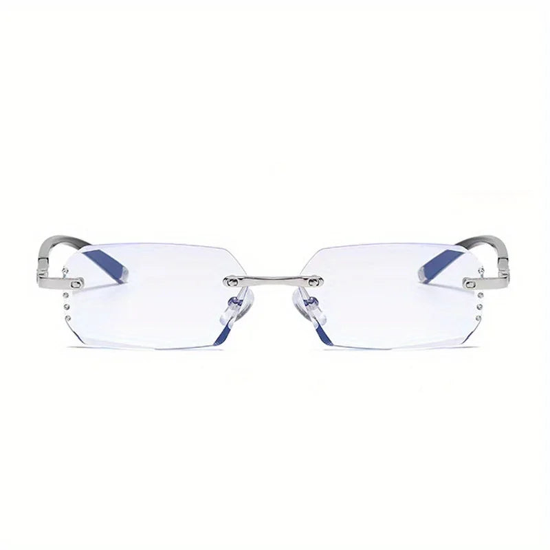 New Diamond Studded Flat Mirror for Men and Women Frameless and Cut Edge Fashionable Ultra Light High-end