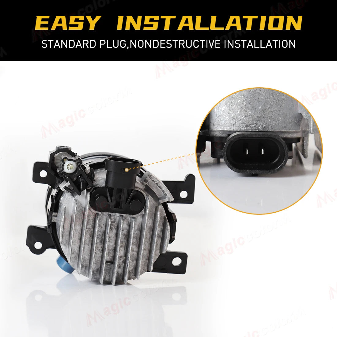 For Infiniti Q50 QX50 Q60 QX60 Q70 Q70L QX80 2014 2015 2016 2017 2018 2019 2020 LED Fog Lamps Front Bumper Daylights Foglights