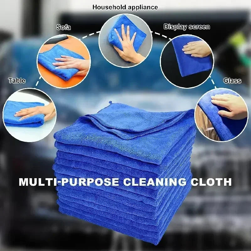 5/10/20pcs Microfiber Towels,Car Wash Drying Cloth Towel,Household Cleaning Cloth,Auto Detailing Polishing Cloth,Home Clean Tool
