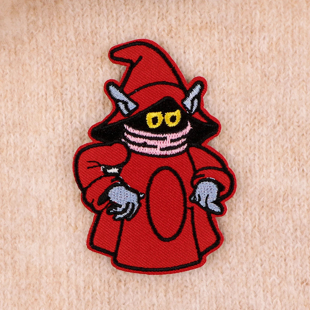 Cartoon Witch Patches For Clothing Anime Patches Appliques Iron on Badges Clothes Stickers DIY Sewing Embroideriy Stripes