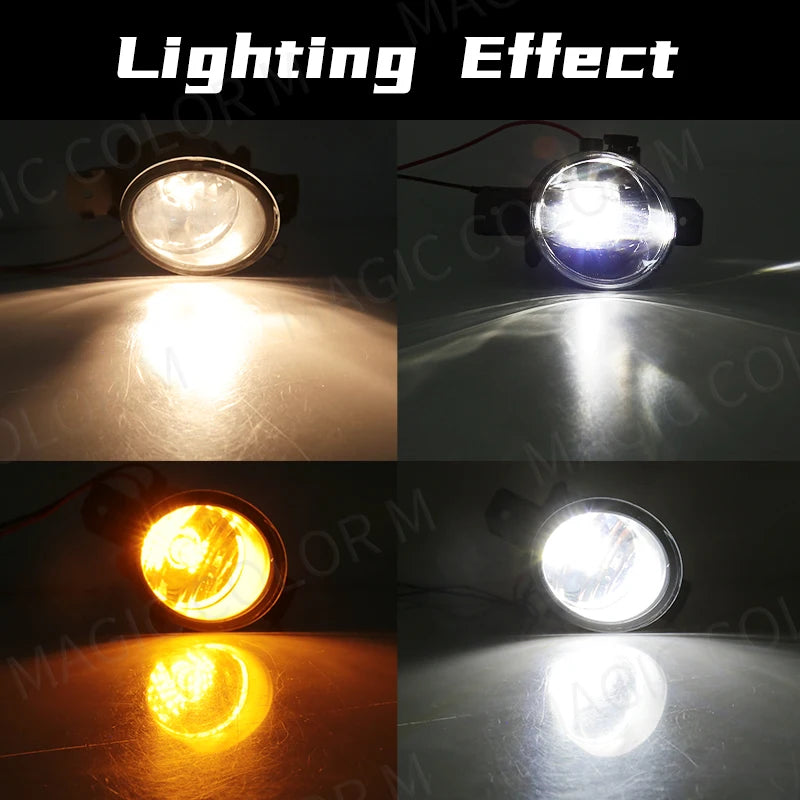 LED Fog Lamps For Nissan Sylphy Sentra Bluebird 2004 2005 2006 2007 2008 Front Bumper Driving Daytime Running Lights Headlights