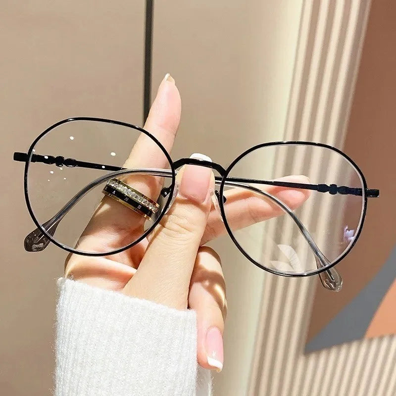 Fashionable Square Eyewear for Women, Anti Blue Ray Glasses Frame with Chic Design Protection Glasses for Eye Care