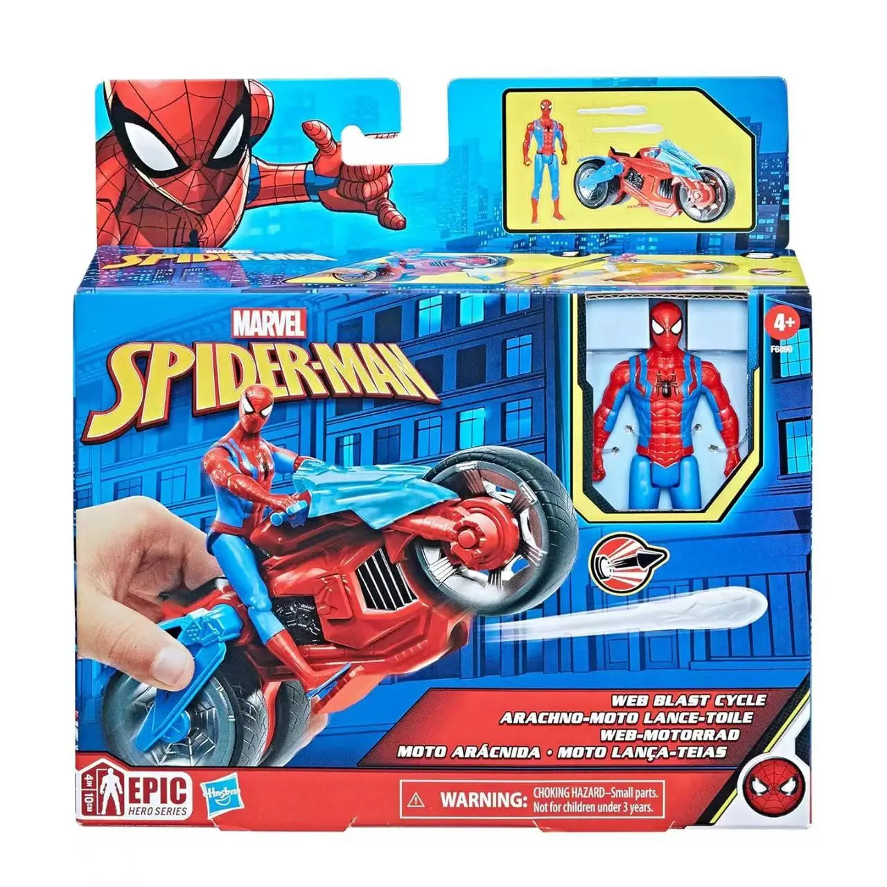 Original Hasbro Marvel Legends Series SPIDER-MAN MOTO ARACNIDAR Action Toys Figure Model Collection