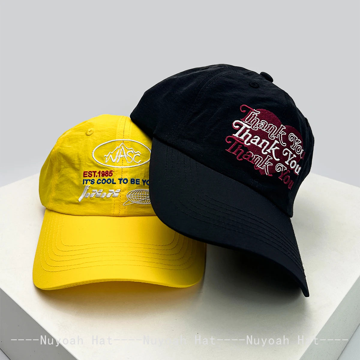 New Unisex Quick Drying Letter Embroidery Baseball Hats Sunshade Color Block Breathable Outdoor Peaked Caps Versatile Personal
