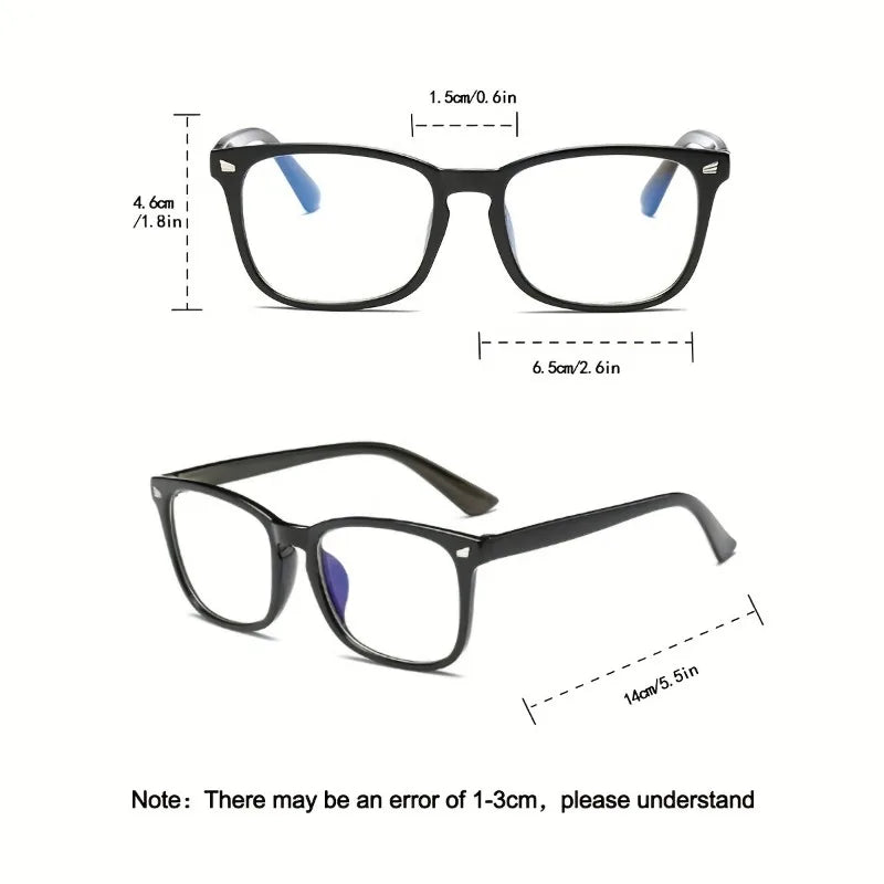 3-piece Set of Anti Blue Light Simple and Fashionable Glasses, Simple and Fashionable