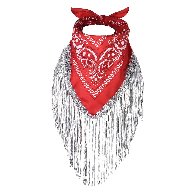 2023 New Vintage Paisley Tassel Scarf Fashion Ladies Wedding Party Scarf